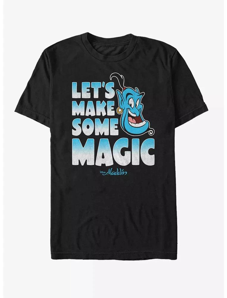 Lett Make Some Magic Genie Black Tshirt S