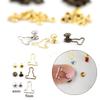 Mini DIY Sewing Accessory Doll Belt Buttons Dolls Buckles Trousers Bags Accessories Metal Buckle