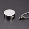 Stainless Steel Pet Paws Print Memorial Necklace Lockets With Cremation Ashes Furs Container For Pet Loss Remembrances