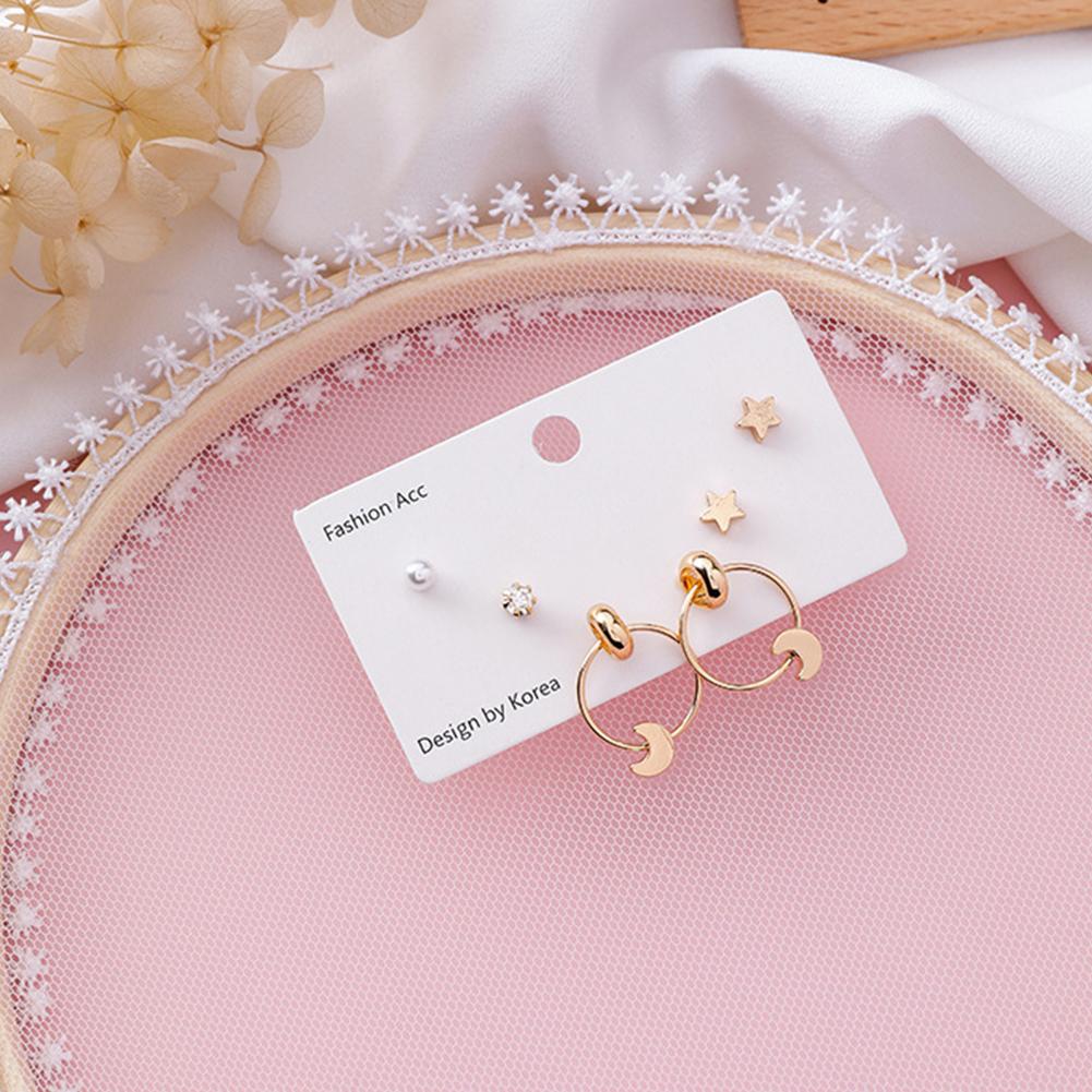 Women Fashion All Match Geometric Temperament Earrings
