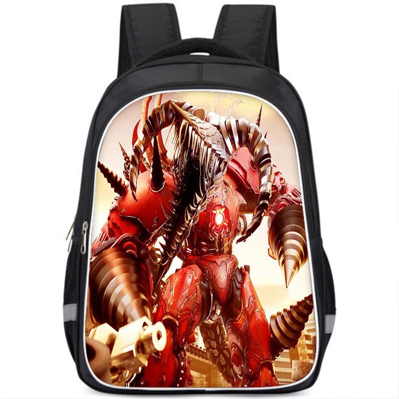 

Spacious Dual-layer Nylon Backpack For Students Versatile School Bag Unisex Design 1,Small
