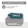 1pc For Makita 18V With USB With Type-C Battery Holder For Makita 18V Battery BL1840 BL1850 BL1860 Charger Adapter Fast Charging