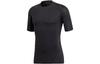 T Shirts Men's Black Crew Neck Moderate Straight Fit CF7171