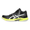 Asics Oltre FF Versatile Confortevole Ammortizzante Traspirante Supporto Scarpe da Badminton High-Top Scarpe da Uomo Nero Giallo 1071A095-001