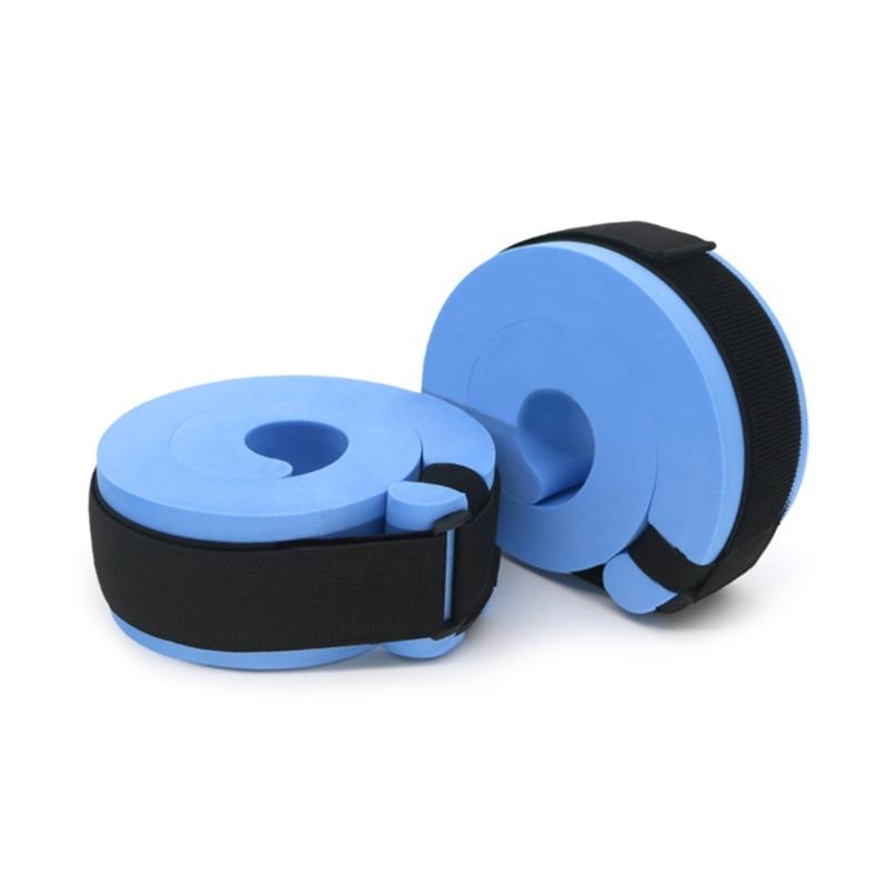 1Pair Foams Swim Aquatic Cuffs Water Aerobics Float Hoop Ankles Arm Belt with Quickly Release Buckle Exercise Cuffs