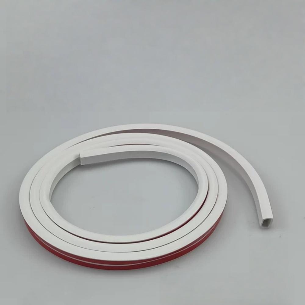 1roll 2mX1.5cm Self Adhesive Curved Groove Floor Wire Cover Invisible Anti Extrusion Extension Wire Groove Protector