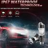 High Power H4 Led Projector Len Direct Insertion High Low Light Car Motorcycle Turbo Fan Lamp Super Bright Waterproof 1Pc