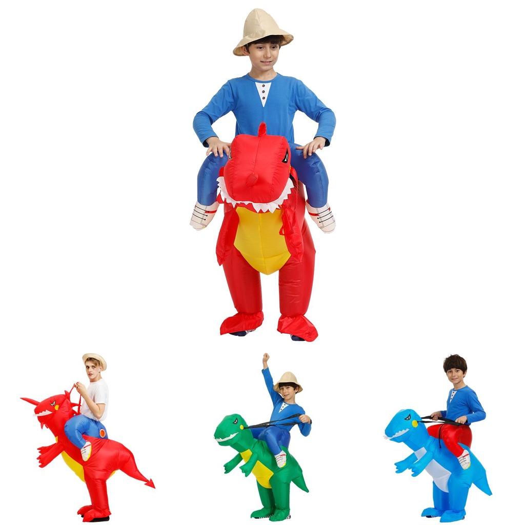 Waterproof Inflatable Dinosaur Costume With Durable Material For Halloween And Cosplay