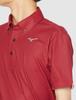 Mizuno 52MA0015 Golf Stretch Made In Chinese Size XL Men's Shirt, Button-Down, Printed, Fabric, Japan, Red,
