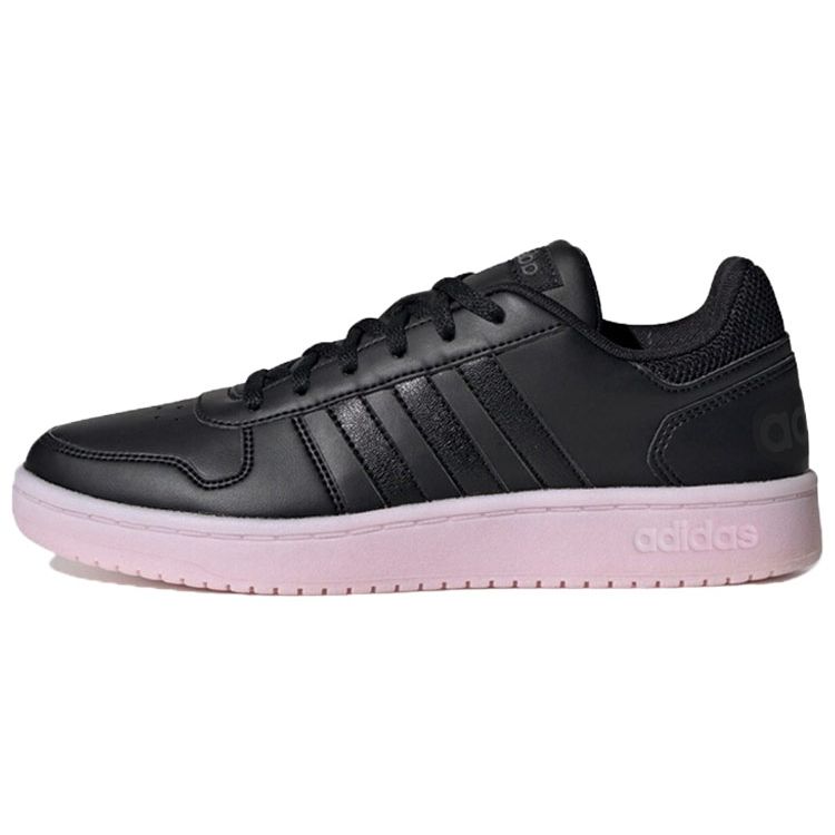 Adidas Neo Hoops 2.0 Retro Casual Low-Top Sneakers Women Sneakers Black Purple EE7895