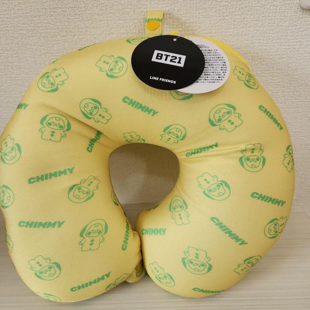 [USED] BT21 Baby Chimmy Tatton Reversible Neck Pillow BTS