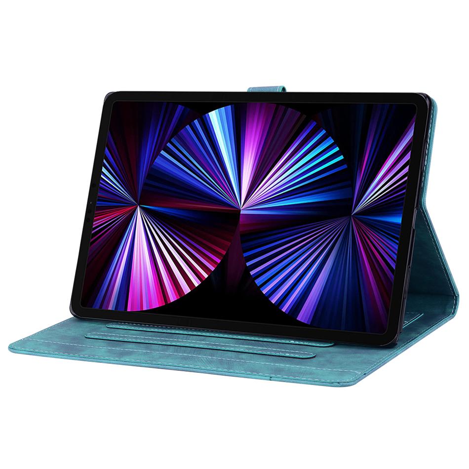 Kožené pouzdro se stojánkem Sakura pro iPad 2025 Pro 10.2 10.9 11 12.9 13 palců Air 4 5 6 MINI 7 8 9 10. 11. generace Kryt se slotem na karty