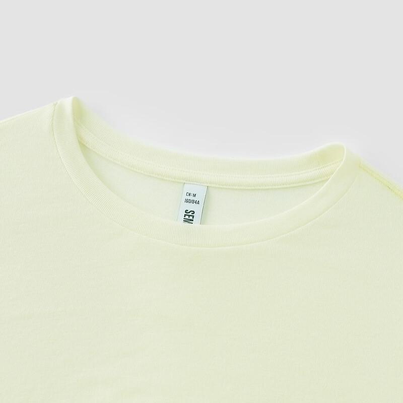 Semir Women's Slim Fit Drawstring Ruched Short-Sleeve T-Shirt