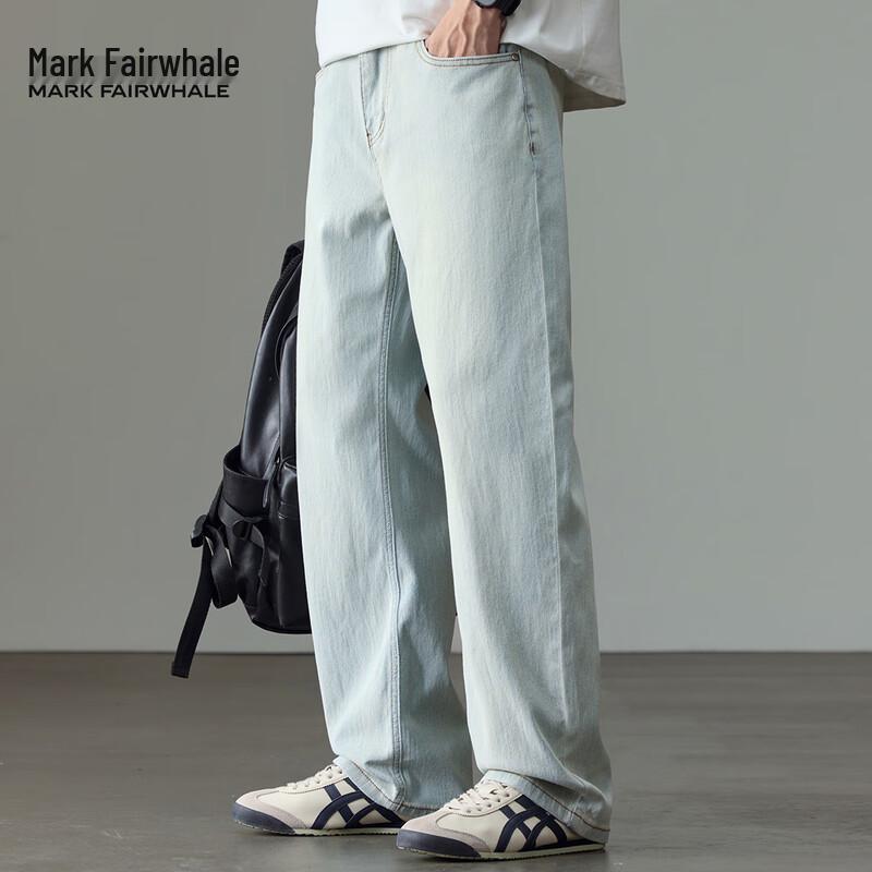 Mark Fairwhale Men's Loose Straight-Leg Jeans