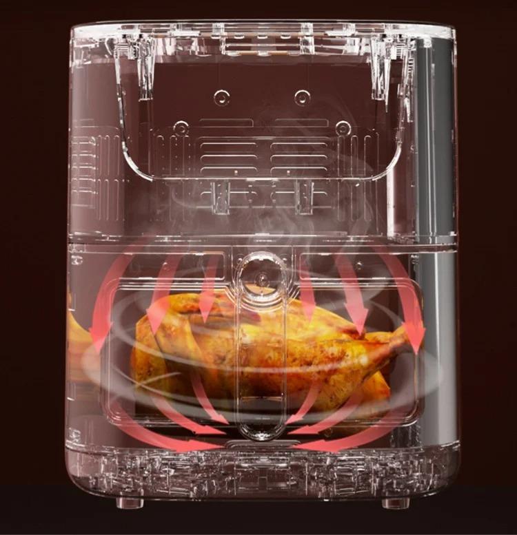 Fat-Free Fryer 5.5L 1500W Large Air Fryer Oven Xl Window 60Min