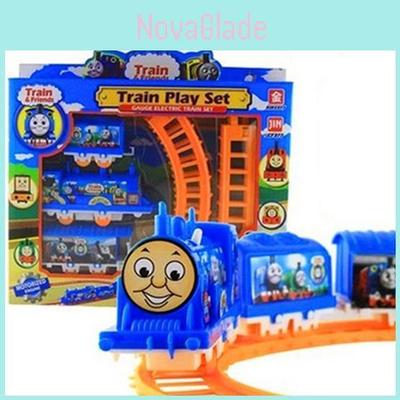 Colorful Tomas Train Style Electric Track Set For Risky Rail Bridge Play