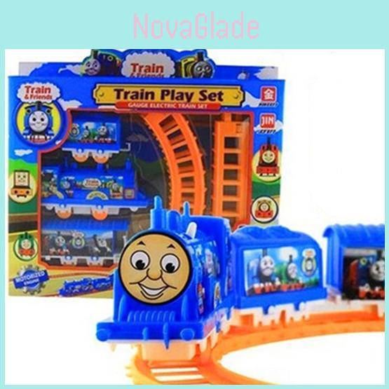 Colorful Tomas Train Style Electric Track Set For Risky Rail Bridge Play