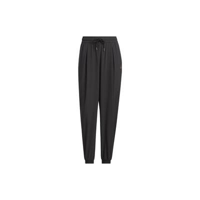 Home Of Classics Collection Woven Drawstring Casual Pants Women Bottoms Black IN9071