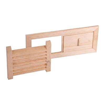 Louver Sliding Vent Sauna Room Accessories Shutter Grille Panel Blinds Window Durability Smooth