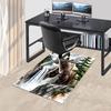 1PC Nature, Bear Non-Slip Floor Carpet Compatible for Office&Living Room&Dining room - Flat-Weave Machine- Soft & Pattern-E232
