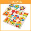 Geometric Shape Puzzle For Kids Educational Wooden Toy For Early Learning Development