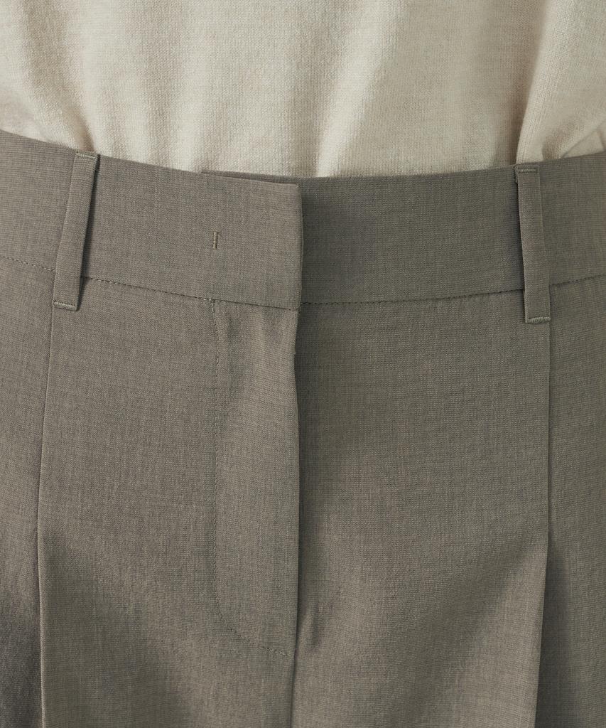 210EDIT Women'S Cool Silky Nen Pintuck Wide Slacks _Ze2Pt520_Wbr