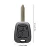 2 Buttons Key Fob Replacement ID46 Chip Car Keyless Entry Remote Control Car Remote Key for Citroen Saxo Picasso Xsara Berlingo