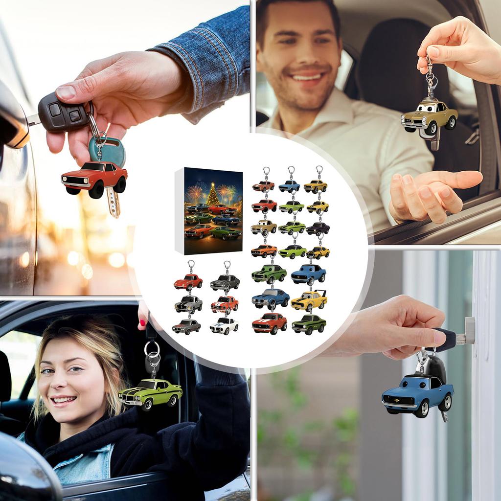 The Countdown Calendar Includes 24 Gifts, Countdown Calendar, And Surprise Keychain