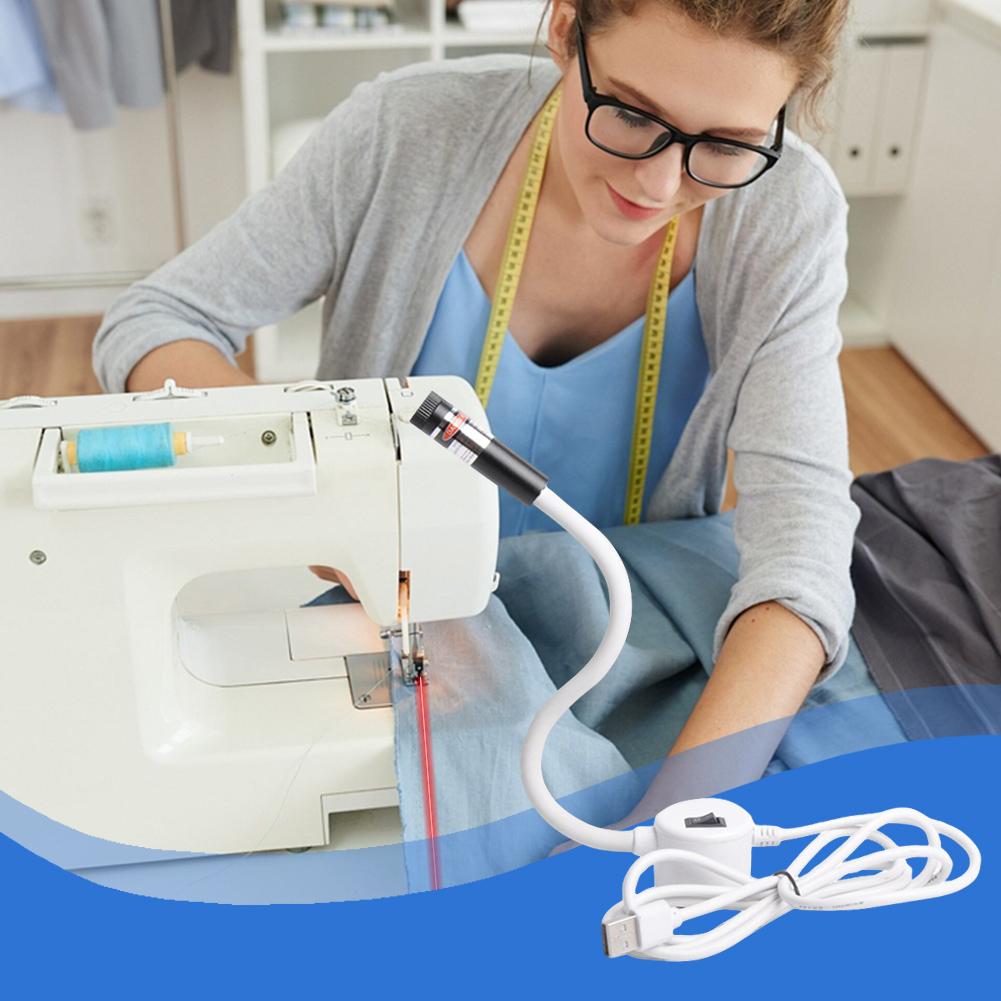 Magnetic Positioning Quilting Light for Sewing Machine, Quilting Guide Light ,Adjustable Dot/Straight Line/Crosshair Projection