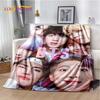 Kpop B-Bts Bangtan Kim JIN SUGA V JIMIN Soft Plush Blanket,Flannel Blanket Throw Blanket for Living Room Bedroom Bed Sofa Picnic