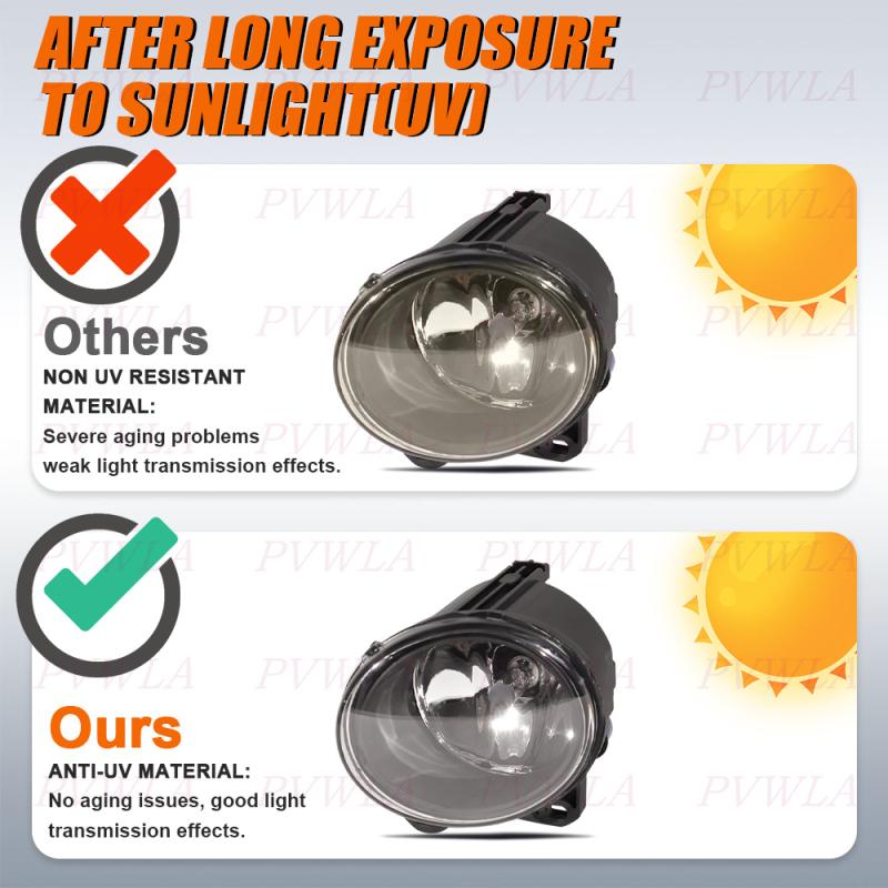 For BMW 5 Series F10 F11 M Sport 2011 2012 2013 Front Bumper Fog Light Lamp Halogen Bulbs Car Accessories63177839865 63177839866