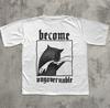 Become Ungovernable Funny Graphic Cat Biting Hand T-shirt, Vintage Graphic Tee