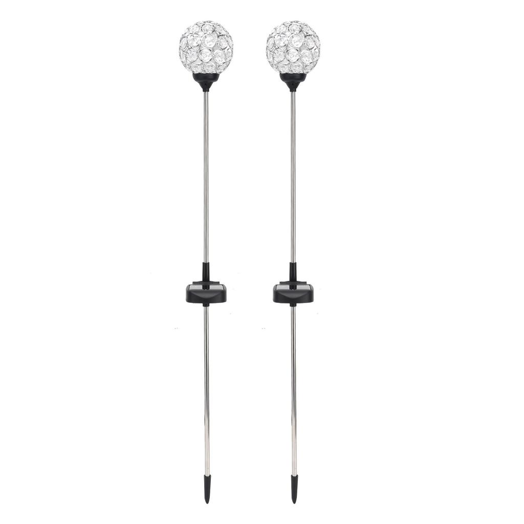 Solar Garden Lights Outdoor LED Globe Lamp Color Changing IP65 Waterproof for Pathway Lawn