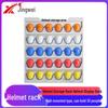 Safety Helmet Storage and Display Rack