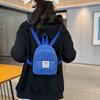 Portable Handbag Mini Backpack Solid Color Korean Style Mini Shoulder Bags Rucksack School Bags Outdoor