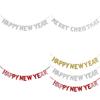 Reusable Merry Christmas Happy New Year Banner For Party Home Decoration