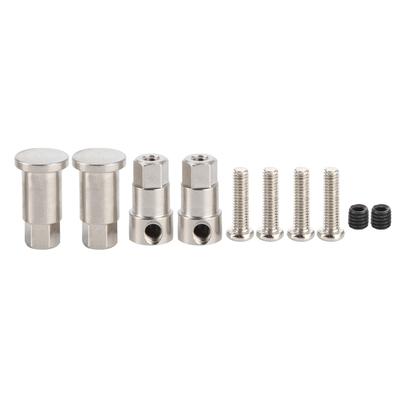 RC Front Rear Wheel Axle for WPL D12 Remote Control Car Metal Spare Parts Accessories