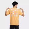 Adidas Neo Smiley Print Sport Crew Neck Retro American Dopamine T-Shirt Men Tops Orange-Yellow GP5789