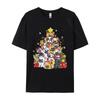 French Bulldog Christmas Ugly Dog Xmas Tshirt Black Cotton Camisa Tees Special Men T Shirt Street Graphic Tees