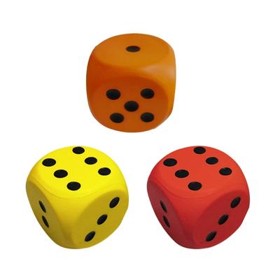 Quadratisches Blockspiel Spielen Mathe Pädagogisches Lehren Würfel Schaumstoffwürfel 6 Zoll Punktwürfel Dekorative Schaumstoffwürfel Spielwürfel