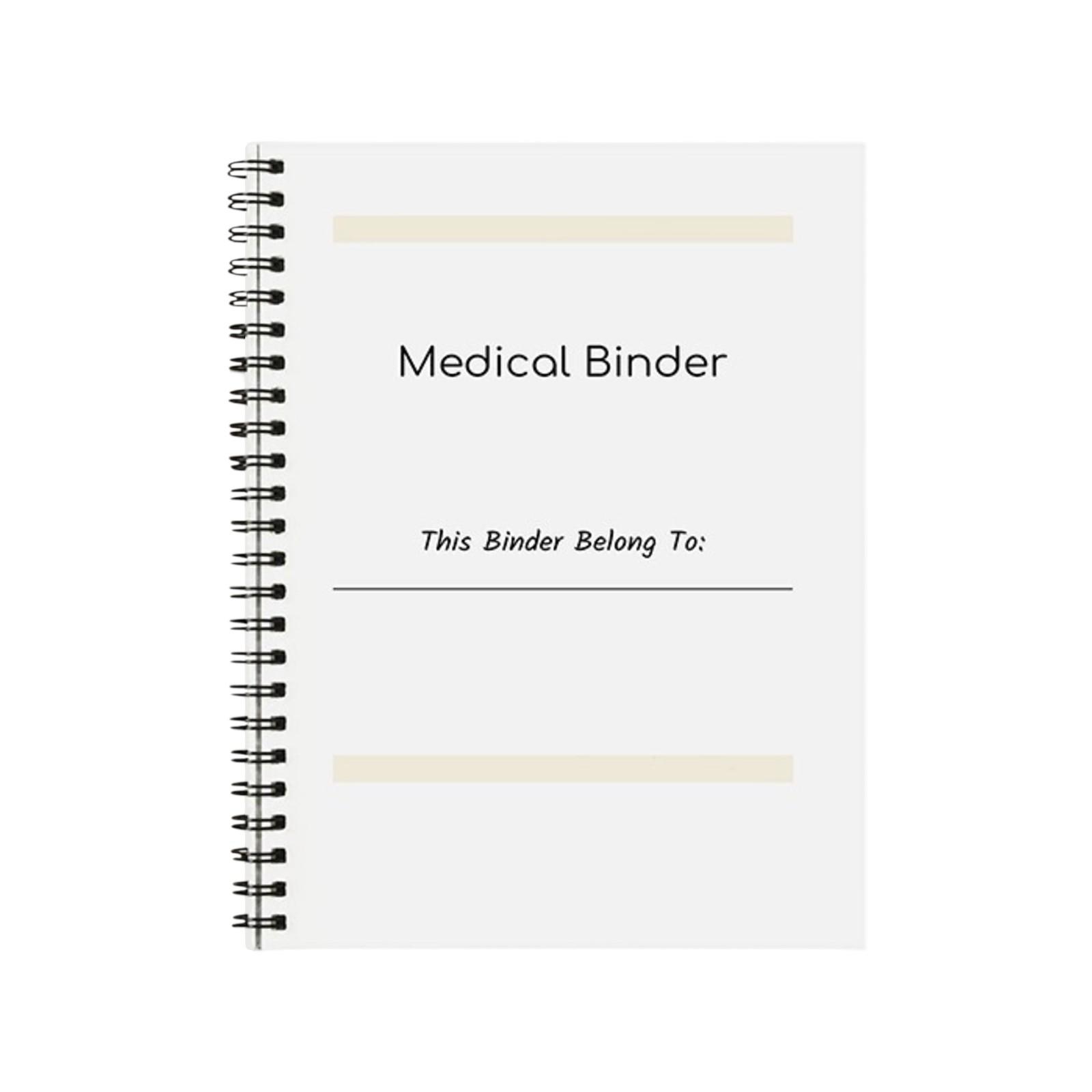 

Папка-планировщик медицинских документов 70 страниц One Size белый