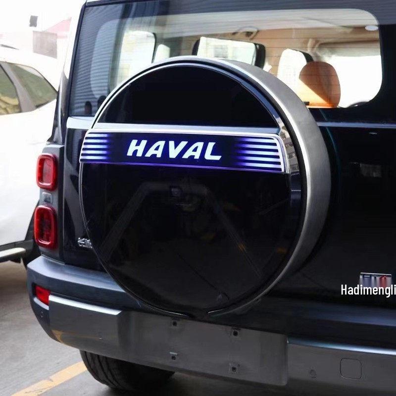 Haval Menglong Hybrid Rear Spare Tire Cover with Flowing Light