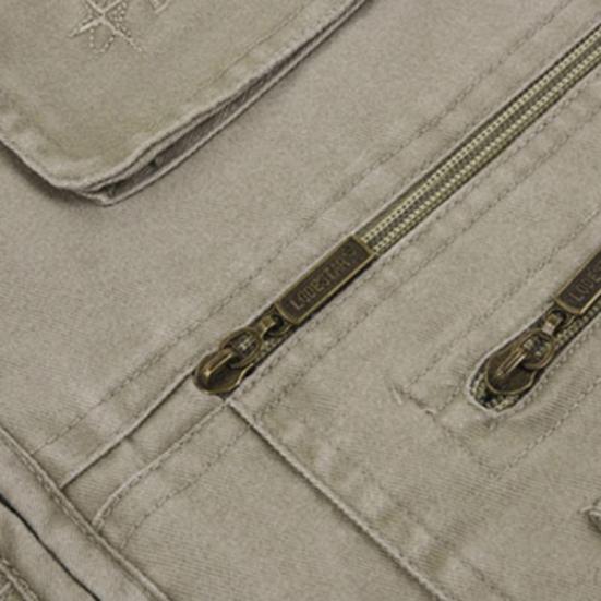 Waistcoat Plus Size Breathable Cotton Men Fishing Multi Pockets Vest Jacket for Shooting