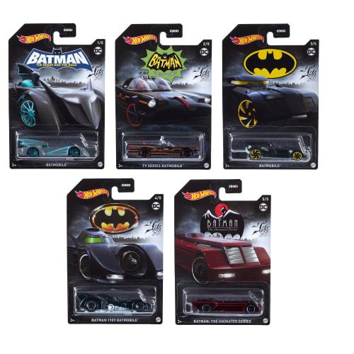 Hot Wheels Entertainment Theme Assortment - Batman [Box of 10 Mini Cars] [Ages 3 and Up] 986R-GDG83