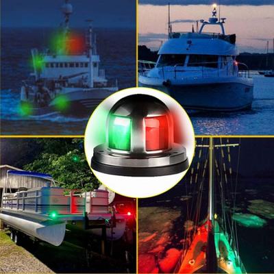 In LED 12V 2 Bow Marine 1 Boat Navigation Light Pontoon Yacht Waterproof NEW