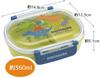 Skater Bento 360ml Fluffy Made in Single Dishwasher and Microwave Dinosaur Picture New Dinosaur Children's Box, Capacity, Lid, Japan, Tier, Safe,