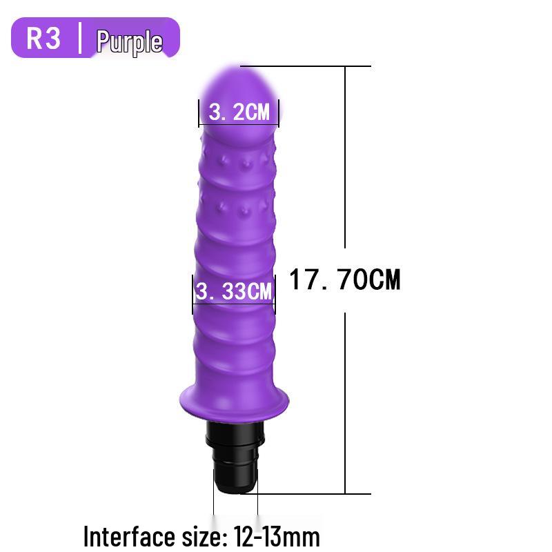 Modified Erotic Silicone Fascia Gun Massage Head for Muscle Relaxation