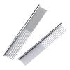 Hot Stainless Steel Pet Comb Long Teeth Comb for Dogs & Cats Pet Hair Comb for Home Grooming Kit Removes Knots Mats & Tangles