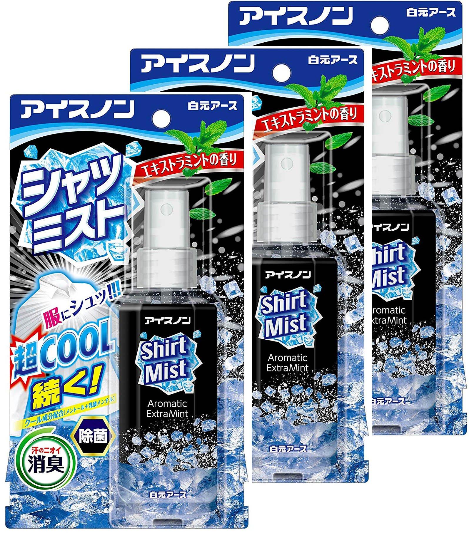 

Спрей для рубашки Extra Mint Scent 100 мл x 3 шт. Ice-Non