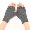 New Men's and Women's Autumn and Winter Split Finger Gloves Half Finger Exposed Finger Warm and Cold Proof Knitted Hand Arm Covers